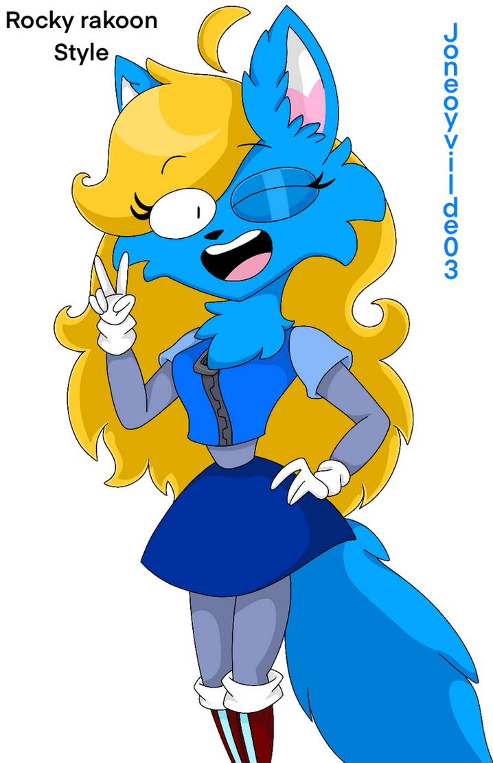 Rocky Rakoon Poster Deviantart Jone-foxywild style challenge in rocky rakoon by joneoyvilde03 on ...