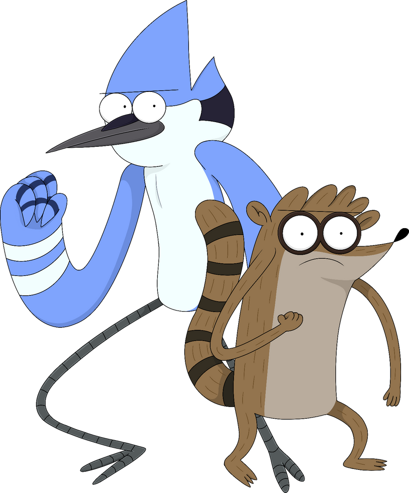 Mordecai and rigby in series pose (PNG) by joneoyvilde03 on DeviantArt