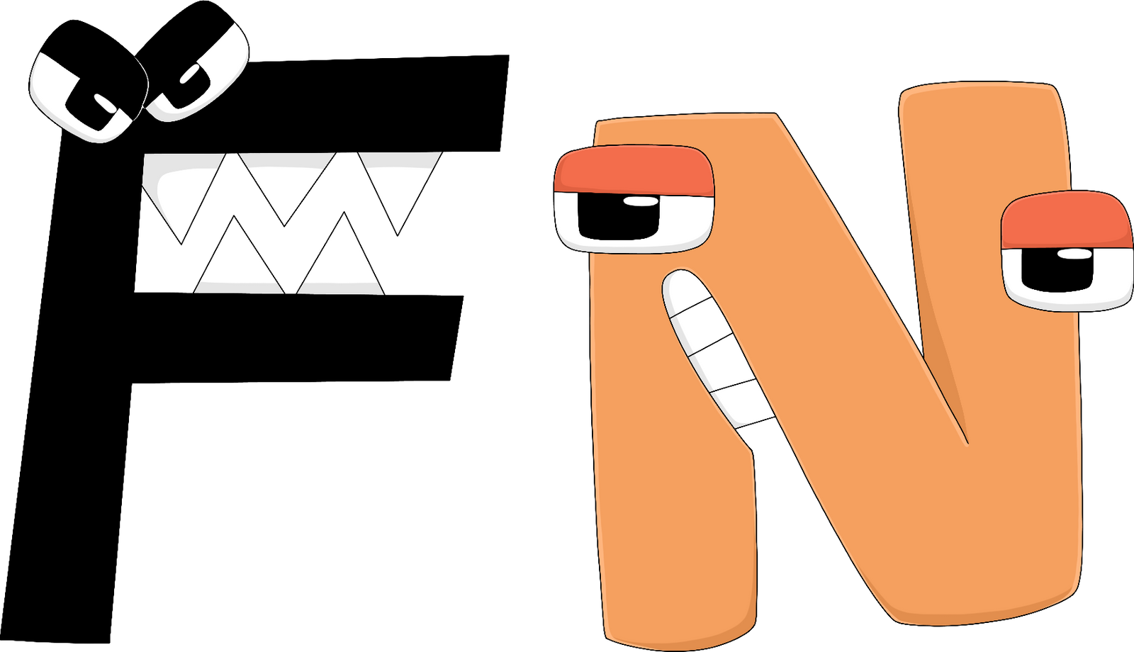 F and N (Alphabet lore) by joneoyvilde03 on DeviantArt