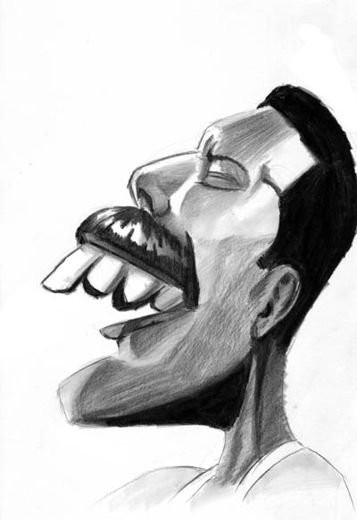 Freddie Mercury Caricature