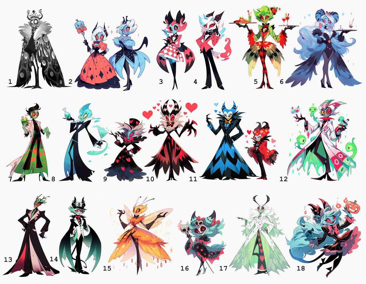 (OPEN 18/18) AI hazbin hotel adopts by AdoptMaster on DeviantArt