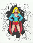 Supergirl by tat2tiger