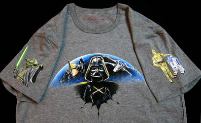 Painted `SW' T-shirt
