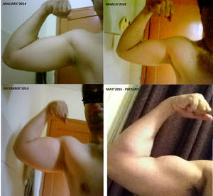 My Bicep muscle progress