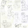 Some Pony Sketches