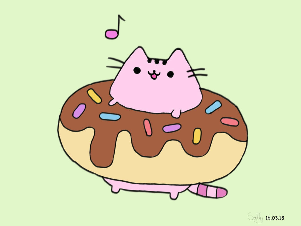 Pusheen Donut Dance by ilovebooks0220 on DeviantArt