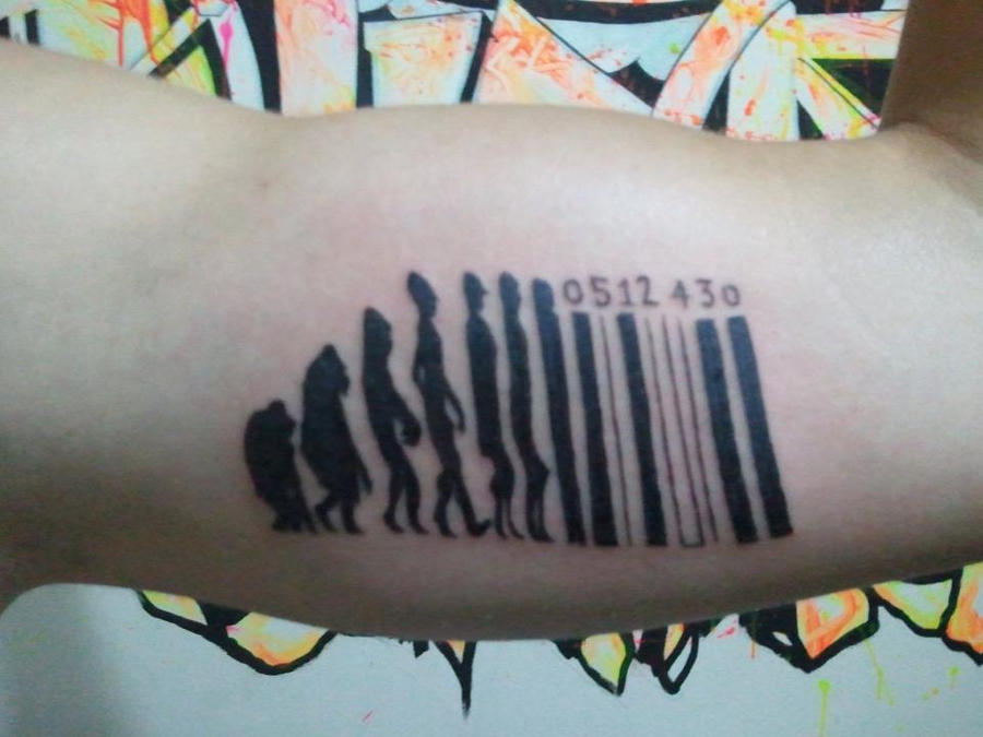Evolution tattoo by OdisterOne on DeviantArt