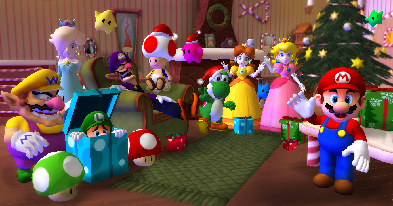 Super Mario Christmas by 1KamZ on DeviantArt