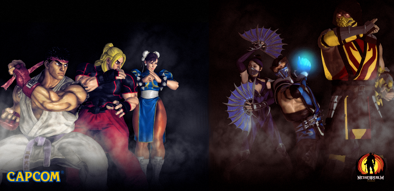 Street fighter VS Mortal Kombat by GENZOMAN on DeviantArt