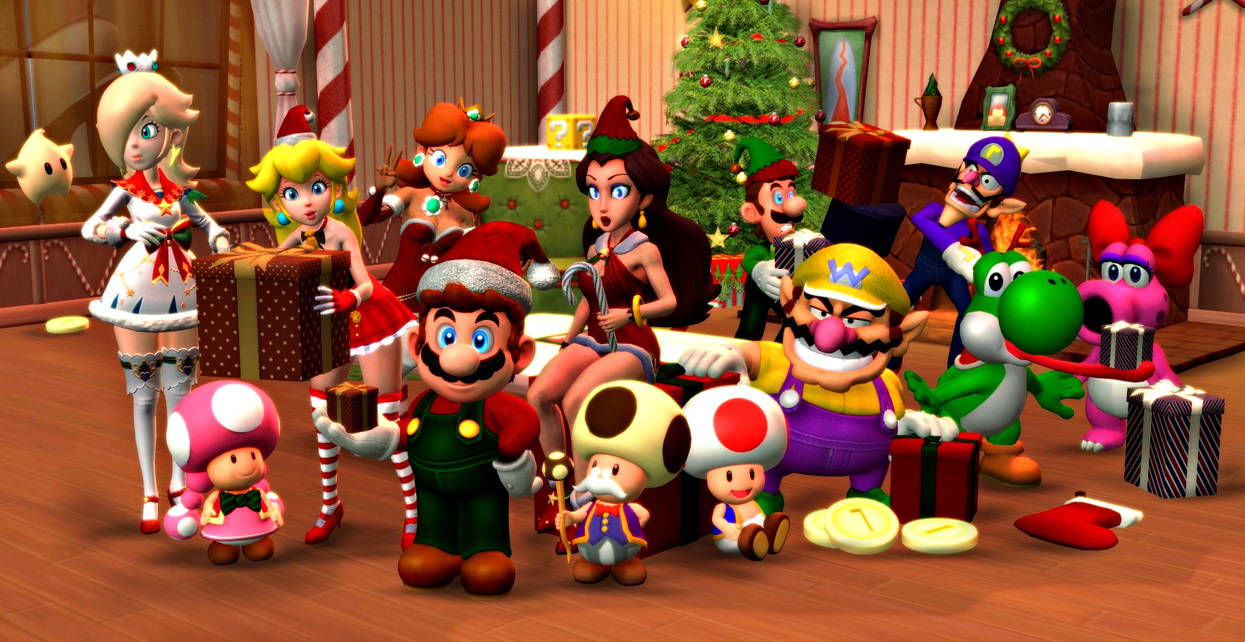 Super Mario Christmas 2 by 1KamZ on DeviantArt Mario's Christmas