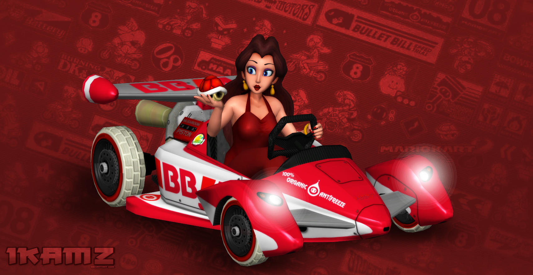 Pauline for Mario Kart 8 Deluxe by 1KamZ on DeviantArt