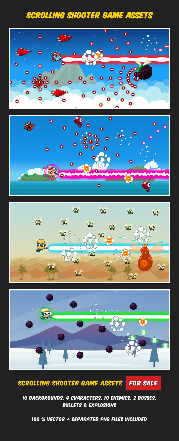 Game Raster Scroll Scrolling Shooter Game Assets by hamdirizal on DeviantArt