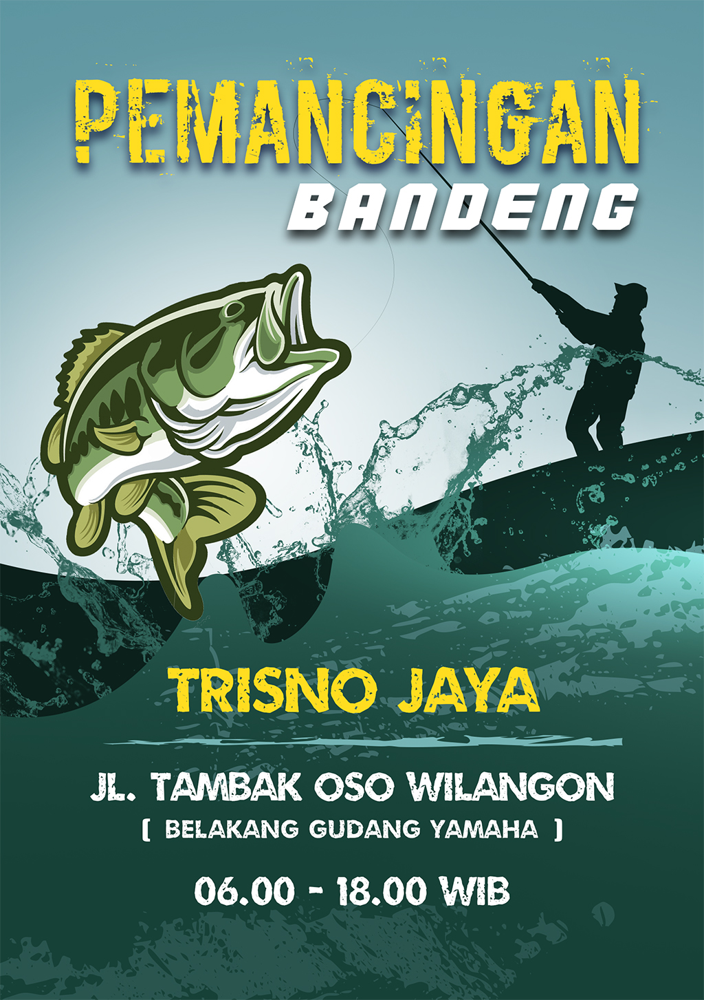 Pamphlet Design for Local Fishing Pool