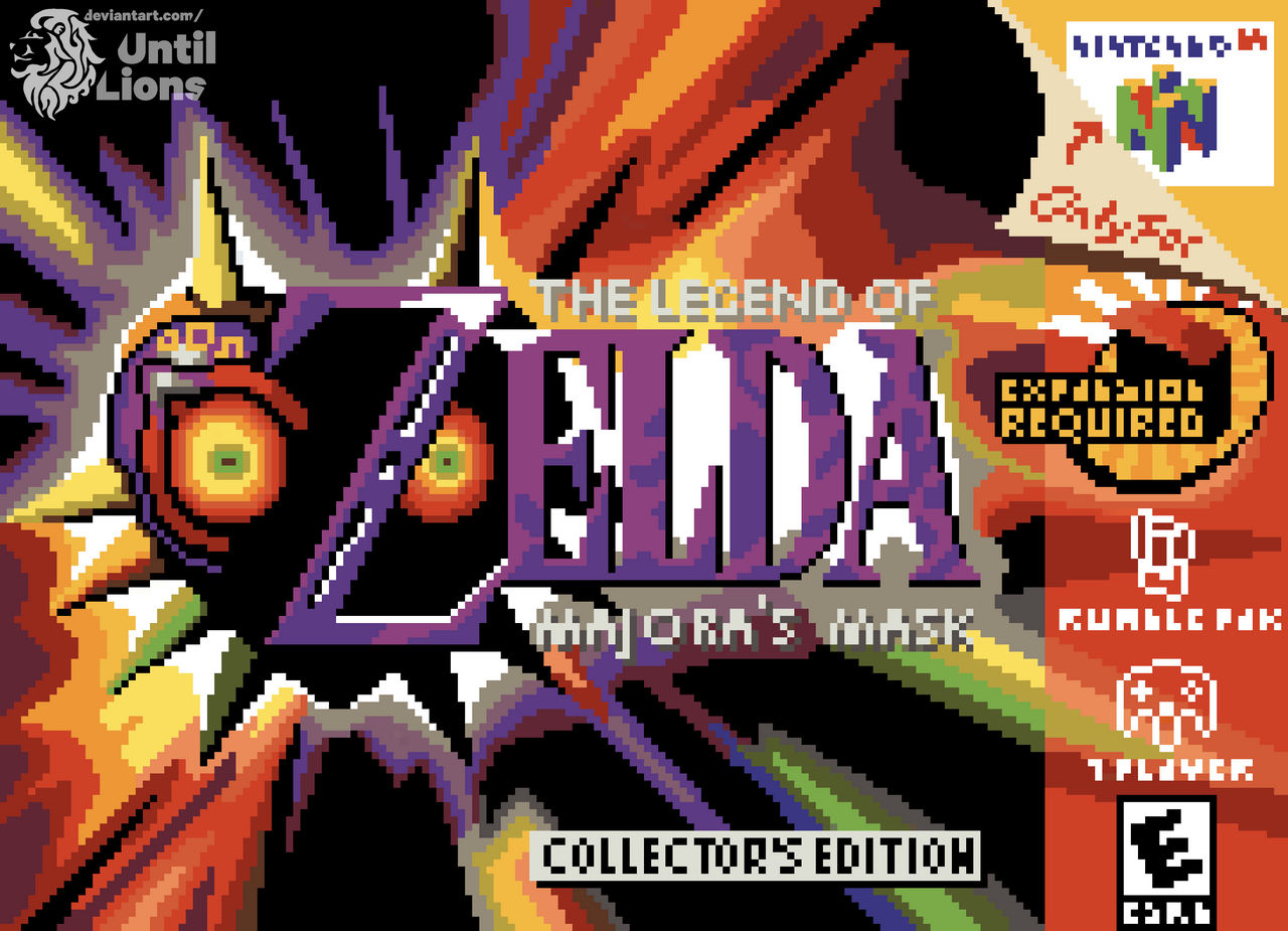Legend of Zelda Majora's Mask Cover Art by UntilLions on DeviantArt