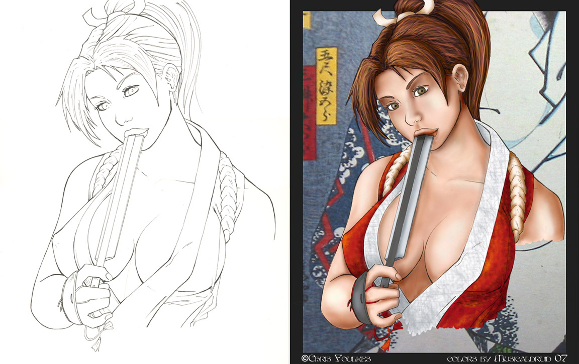 Mai Shiranui by Chris Foulkes