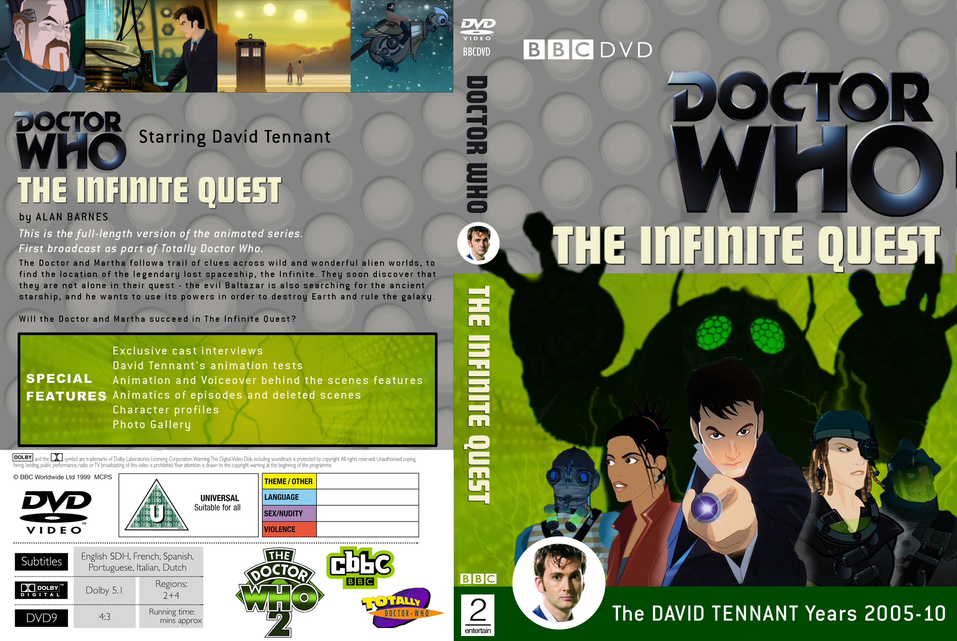 The Infinite Quest Classic DVD Cover Variant