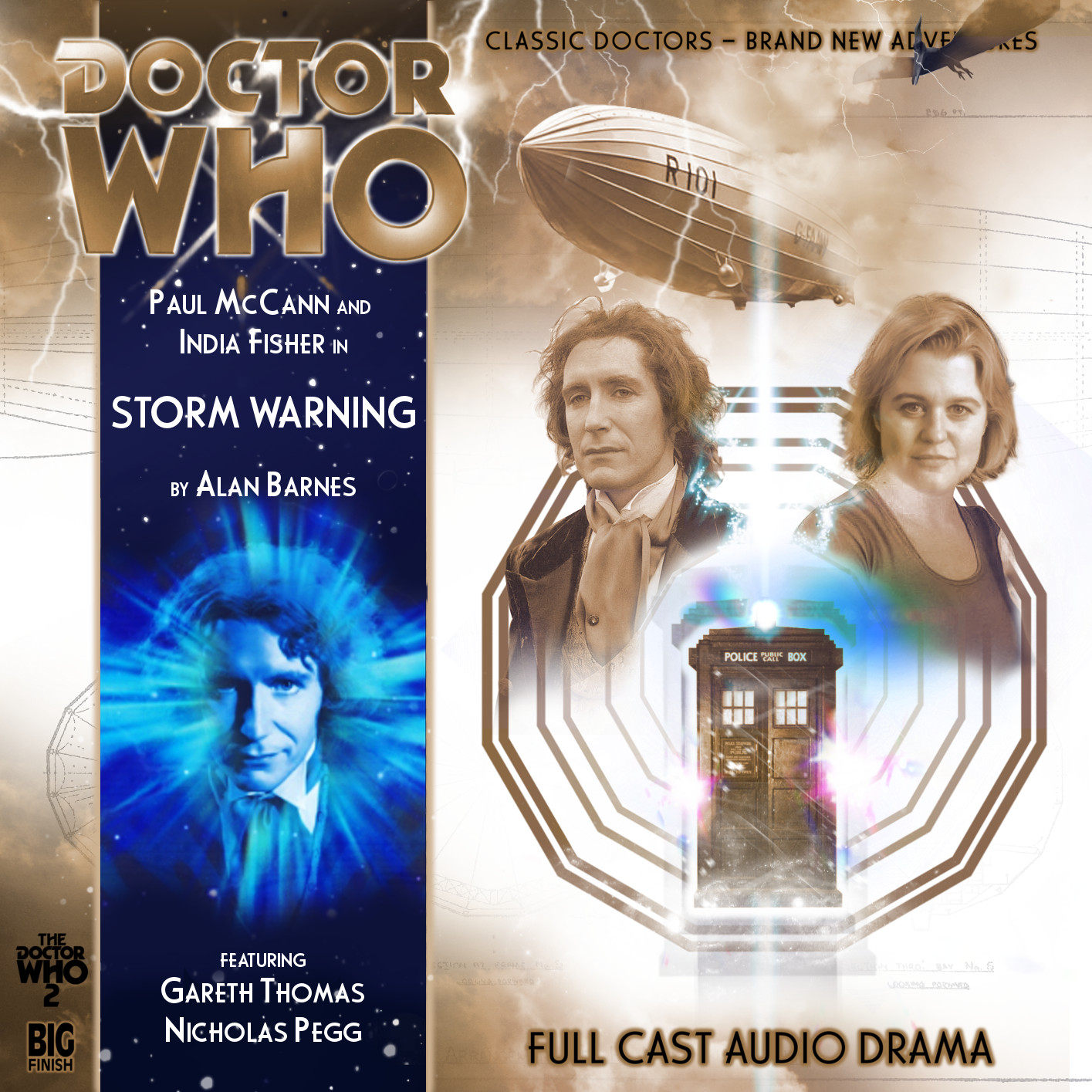 Custom Storm Warning Big Finish CD Cover