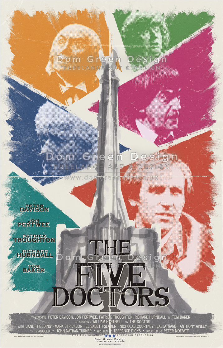 Doctor Who - The Five Doctors Poster