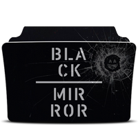 Black mirror folder icon