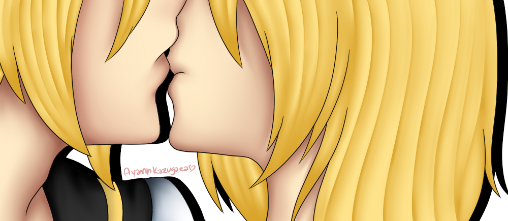 Vocaloid: Rin and Len Kagamine Kiss