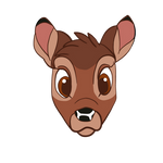 Bambi Sticker by Fawnadeer