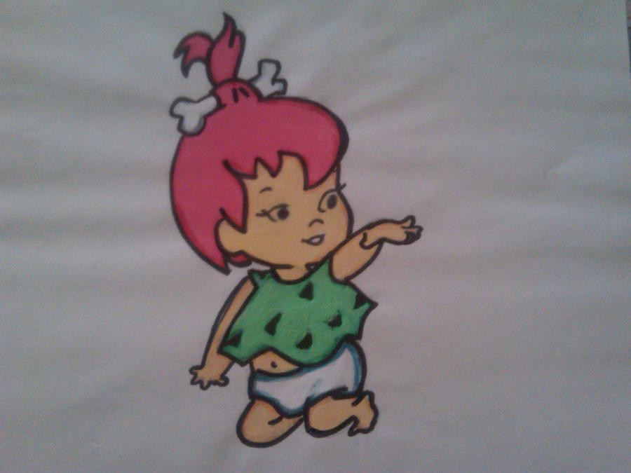 Pebbles says hello by butterflykiis92 on DeviantArt