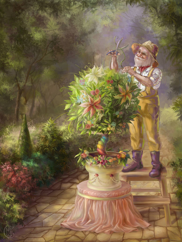 Gardener's Cake by Ganusia