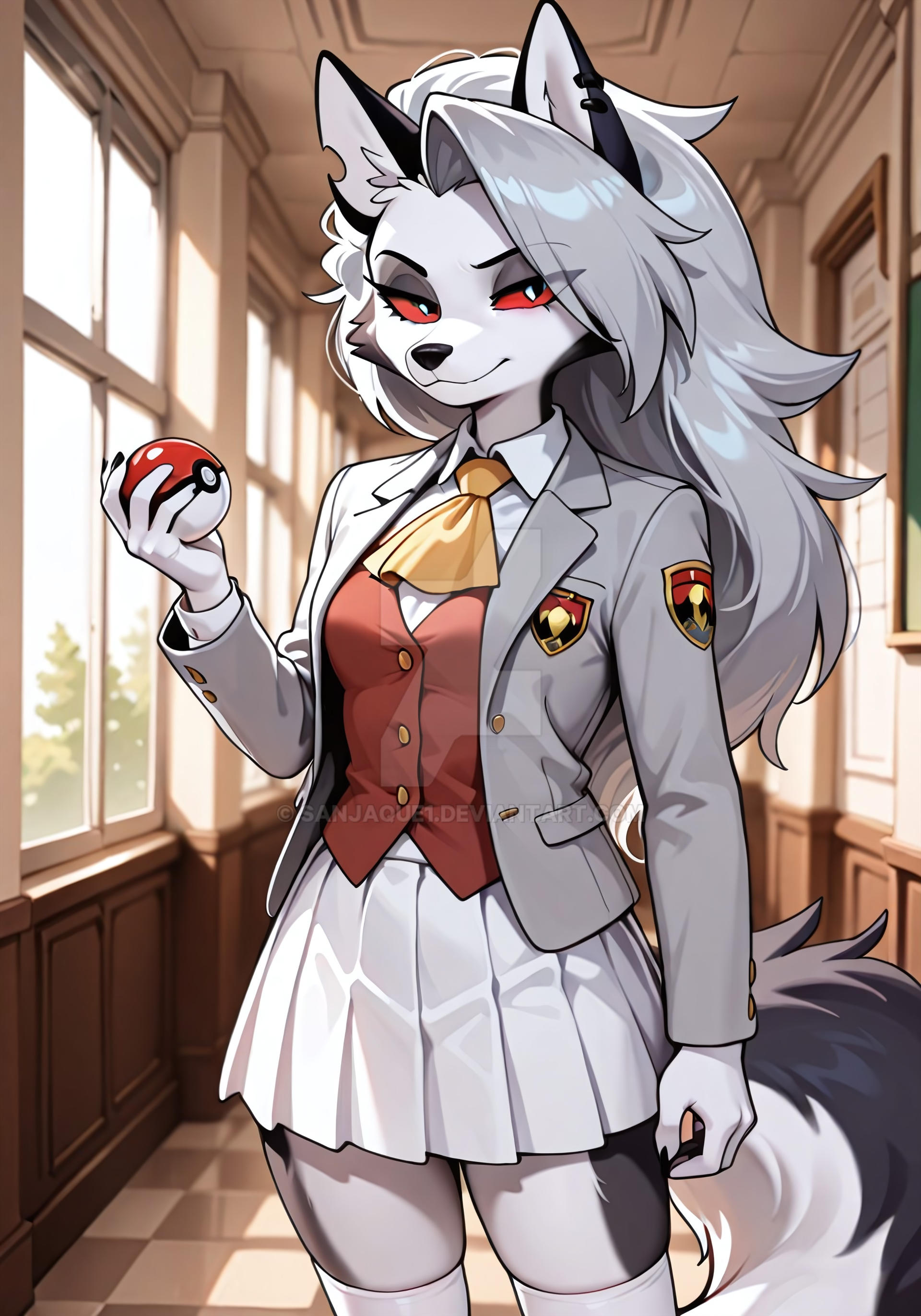 Loona Pokemon Academy Uniform By Sanjaque1 On DeviantArt loona-pokemon-academy-uniform-by-sanjaque1-on-deviantart