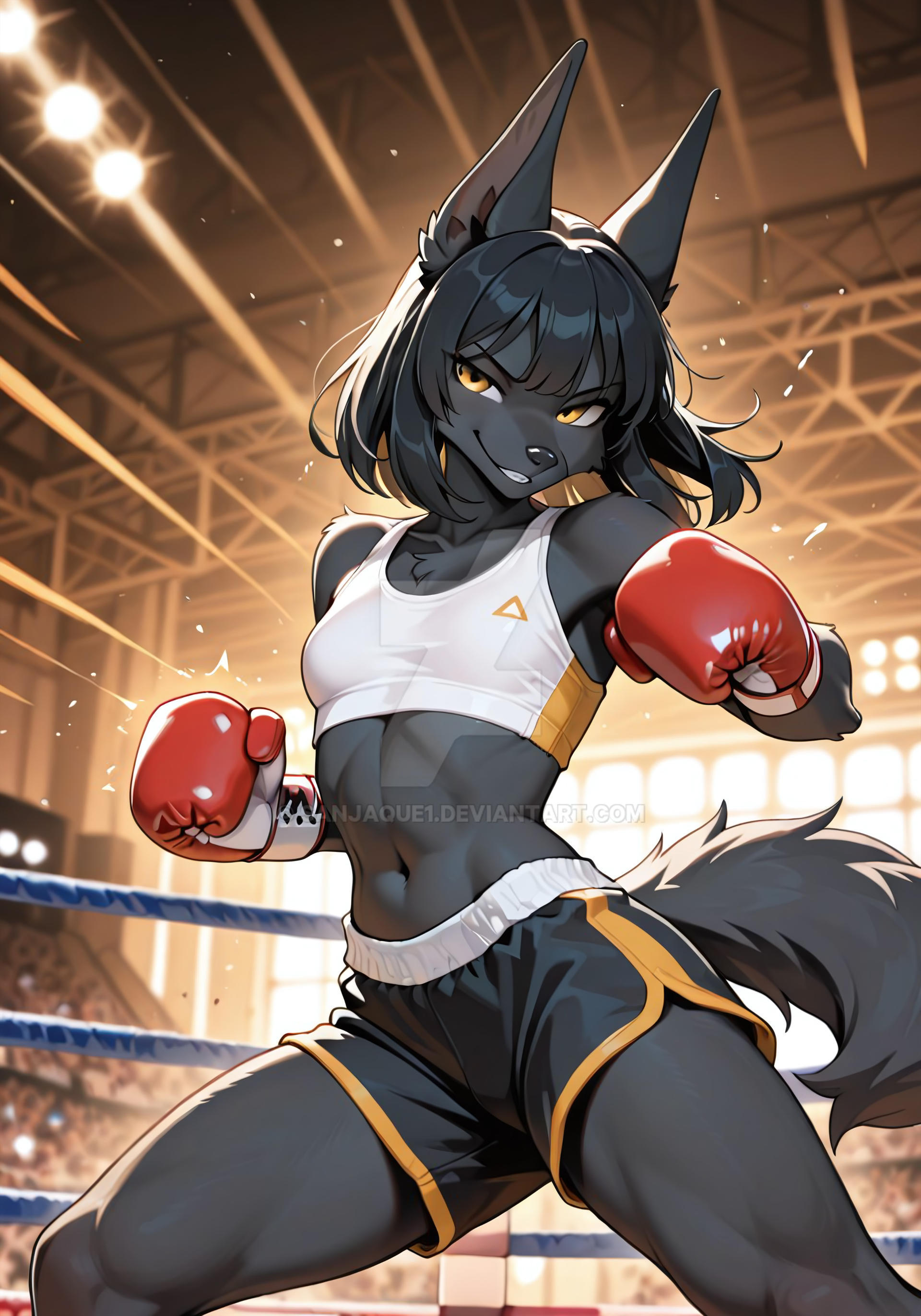 Boxing Nadia Nadia boxing match by Sanjaque1 on DeviantArt