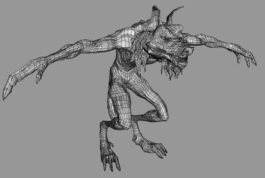 Wolfman Wireframe