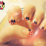 Minnie Mouse Nail Art