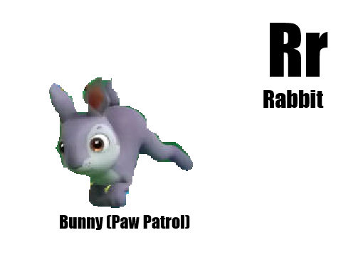 R for Rabbit - Bunny (Paw Patrol) by InstitionForever1994 on DeviantArt