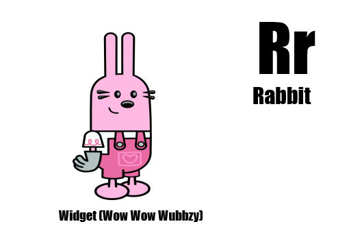 R for Rabbit - Widget (Wow Wow Wubbzy) by InstitionForever1994 on ...