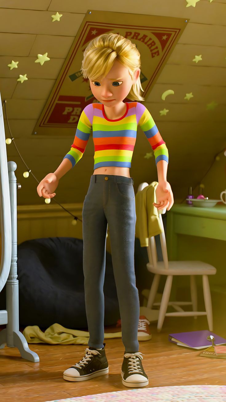 Inside Out Riley Figure Inside out 2 Riley #116 by williamgorden678 on DeviantArt