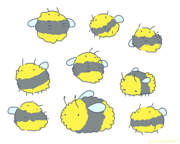 Bee Deviantart Style bees by snowysaur on DeviantArt