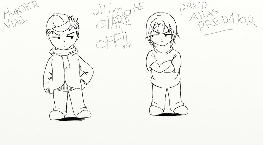 Pred vs Hunter: ultimate glare by JewelMistic