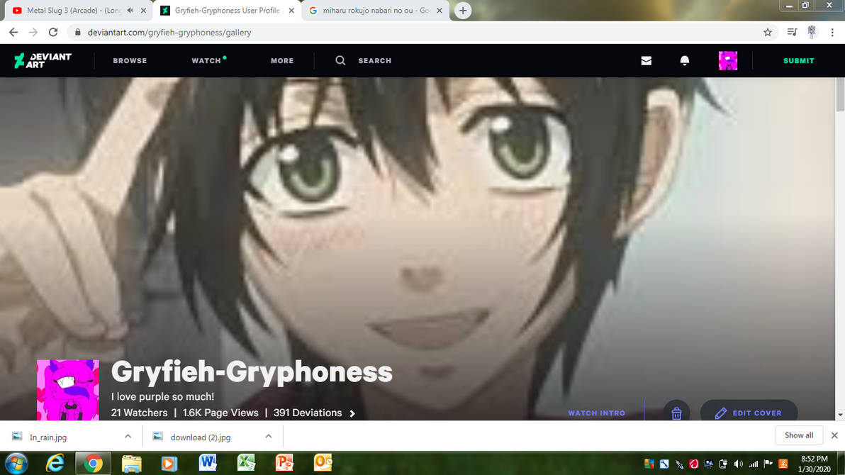 My DeviantArt Banner Profile by Gryfieh-Gryphoness on DeviantArt