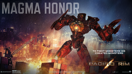 Pacific Rim: Fire Nation Magma Honor Jaeger