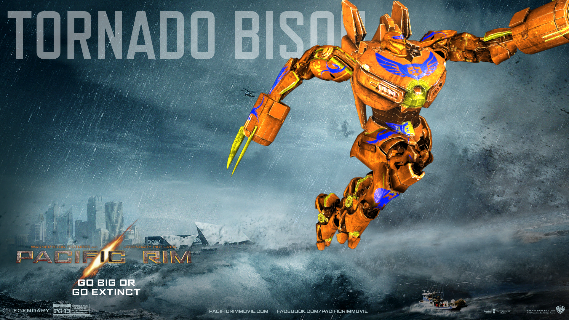 Pacific Rim: Air Nomads Tornado Bison Jaeger