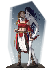 Nyssa and Vesh - Commission