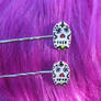 Sugar Skull Hair Bobby Pins