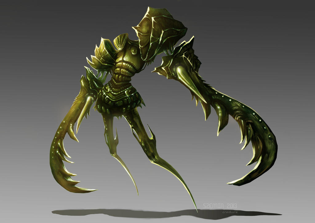 Mantis Rapture Praying-mantis Creature by thamzmasterpiece on DeviantArt