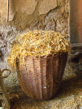 Basket full straw