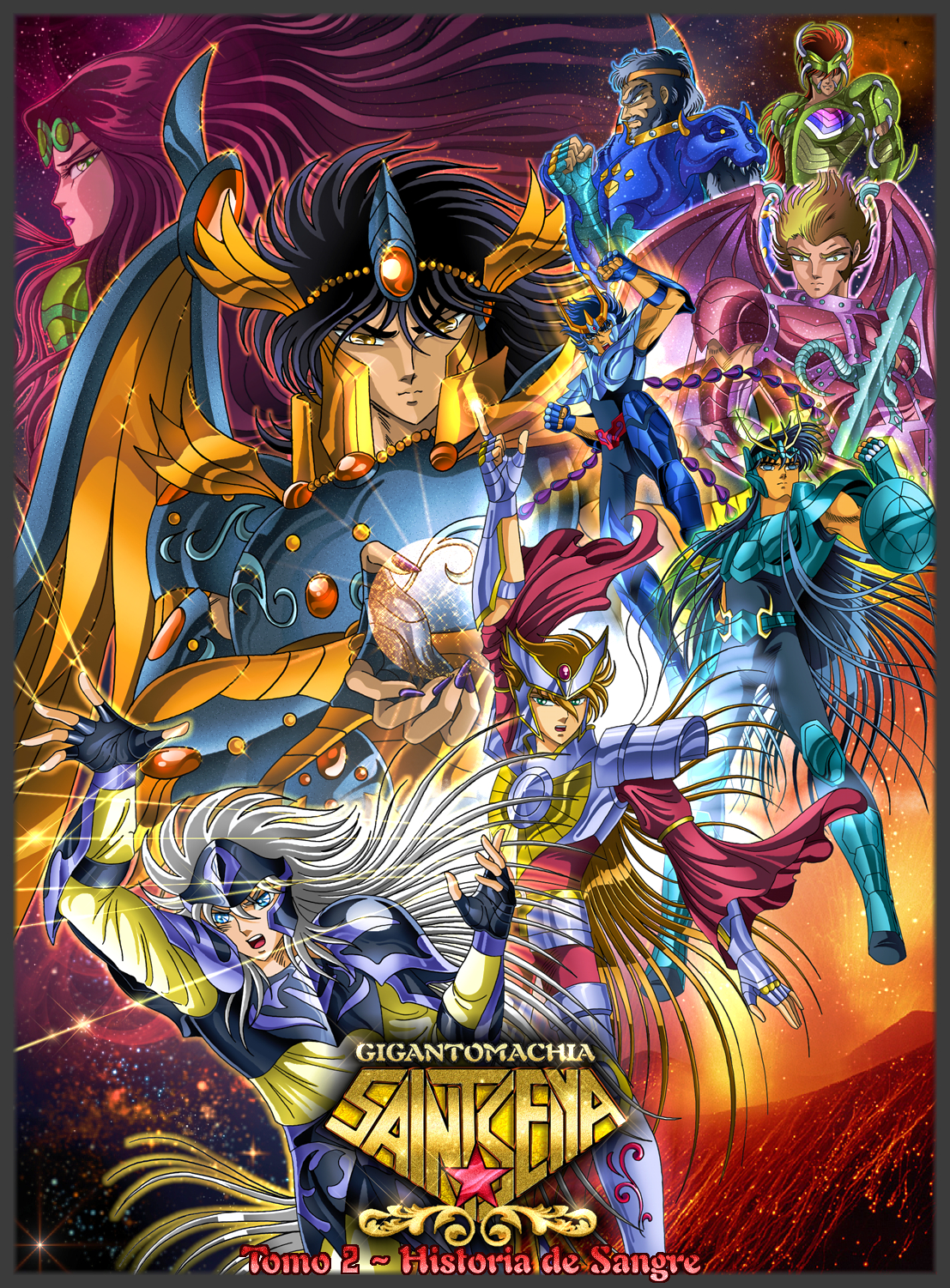 Saint Seiya Omega Fanart Characters T-shirt