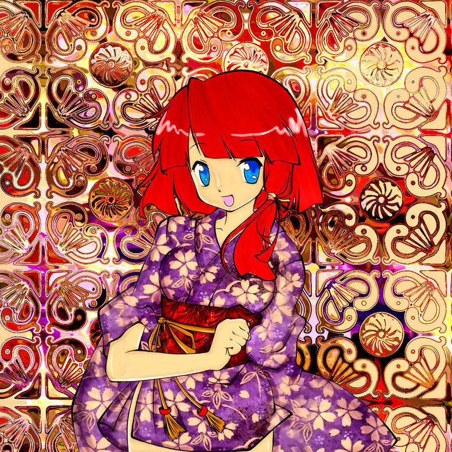 Kimono Girl -Colored-