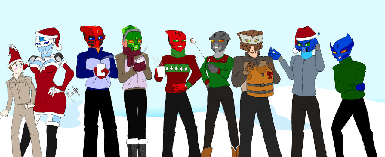 Christmas for The New Toa by Saronicle on DeviantArt