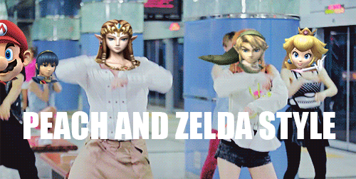 Peach and Zelda Style OPEN TO SEE FULL IMAGE