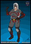 Design Commission - Superhero OC (Suit Version) by RetroSqueeze