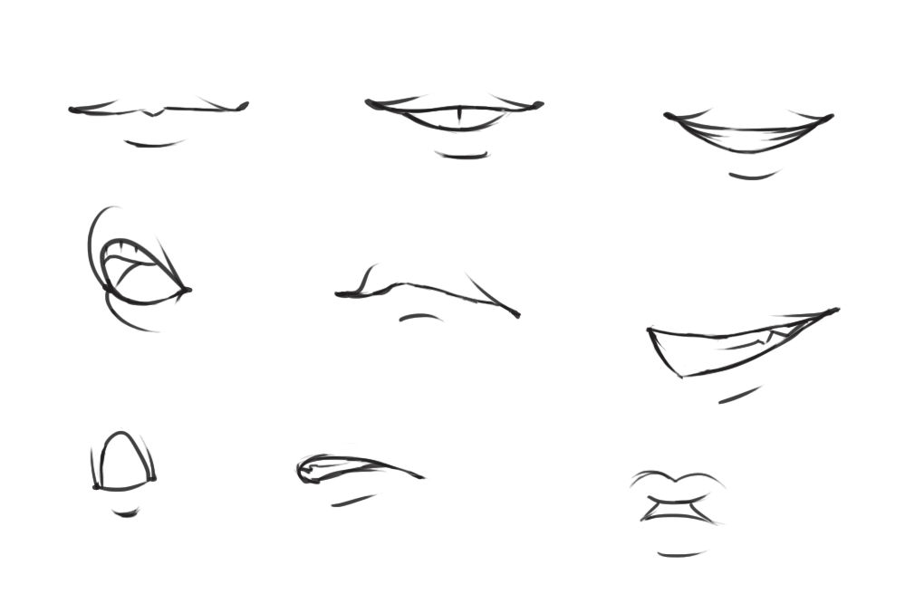 Comic Lips Reference Lips reference by aureamachina on DeviantArt