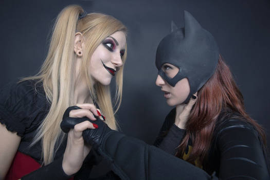 Harley Quinn and Batgirl
